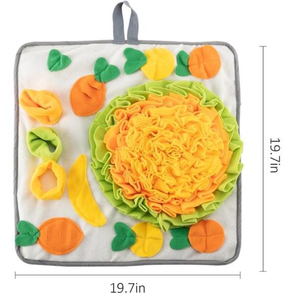 20"×20"Rabbit Foraging Mat with Fixing Handle- Machine Washable Polar Fleece Pet - Picture 7 of 7